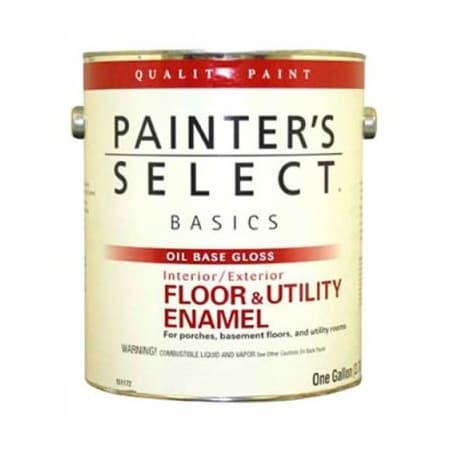General Paint Painter's Select Basics Floor & Utility Enamel, Gloss Finish, Green, Gallon - 151194